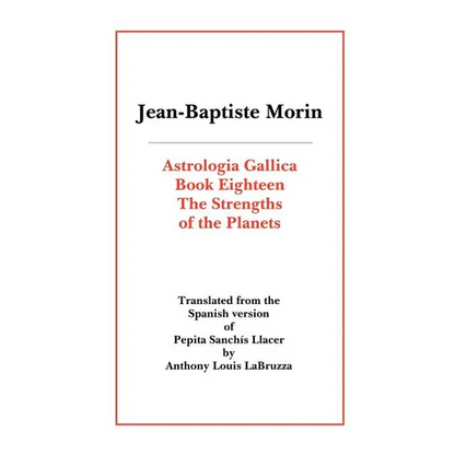 Astrologia Gallica Book Eighteen - Paperback