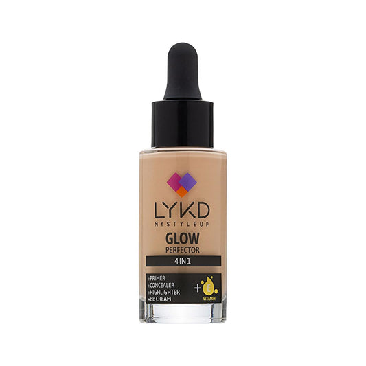 LYKD 4-in-1 Foundation Makeup - Natural Glow, Long-Lasting, Moisturizing Foundation for Radiant Complexion