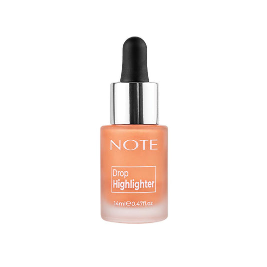 Liquid Highlighter by Note Drop - Liquid Highlighter for Radiant Glow, Suitable for All Skin Tones - Candlelight Shade