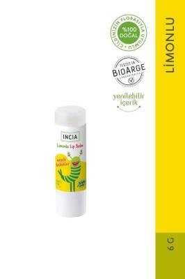 Incia Natural Kids Lip Balm with Bergamot & Lemon - 100% Chemical-Free, Nourishing Shea Butter, Portable 6g
