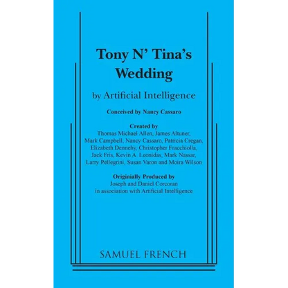Tony N' Tina's Wedding - Paperback