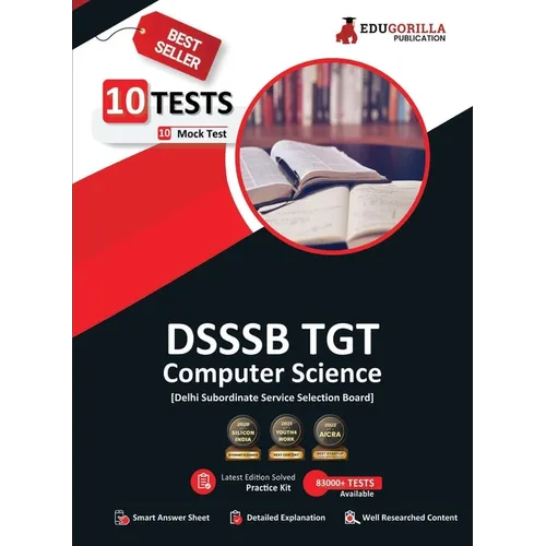 DSSSB TGT Computer Science Book 2023 (English Edition) - Trained Graduate Teacher - 10 Full Length Mock Tests (2000 Solved Questions) with Free Access - Paperback