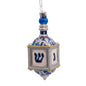 Noble Gems Glass Dreidel Ornament