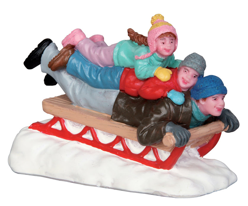 Sledding With Dad