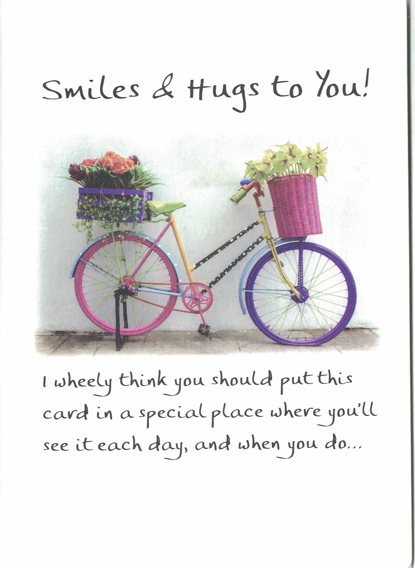 Smiles And Hugs To You Greeting Card