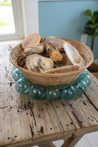 Mexican Pearl River Clam Shell 4-5"