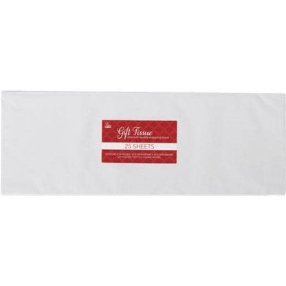 White Gift Tissue - 25 Sheets