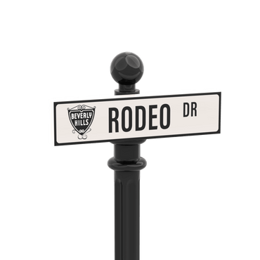 Rodeo Drive - Famous Street Signs - Custom Printed 1x4 Tile - Made Using LEGO® Parts
