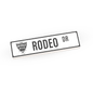 Rodeo Drive - Famous Street Signs - Custom Printed 1x4 Tile - Made Using LEGO® Parts