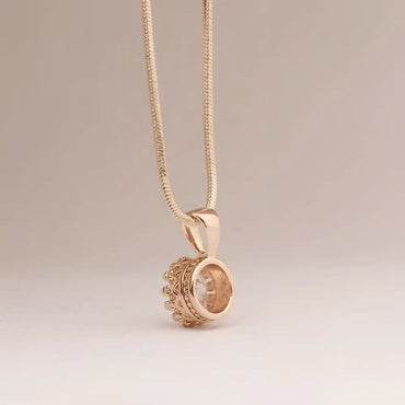 Rose Gold Crystal Classic Jewelry Sets
