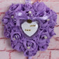 Rose Pillow Heart Cushion Ring Holder