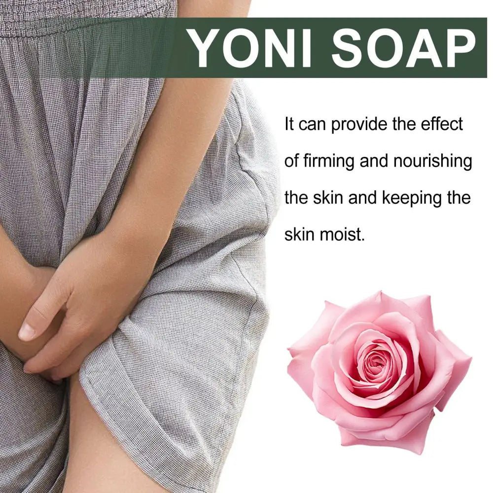 Rose Soap to Bath Cleanses Odors and Relieves Discomfort