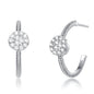 Round Open Hoop Earrings
