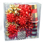 Holiday Ribbon And Bow Kit - Red/Gold