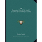 The Elementary Parts Of Dr. Smith's Complete System Of Optics (1778) - Paperback