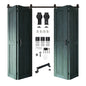 4-Door Bifold Barn Door Kit | Black Hardware