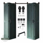 4-Door Bifold Barn Door Kit | Black Hardware