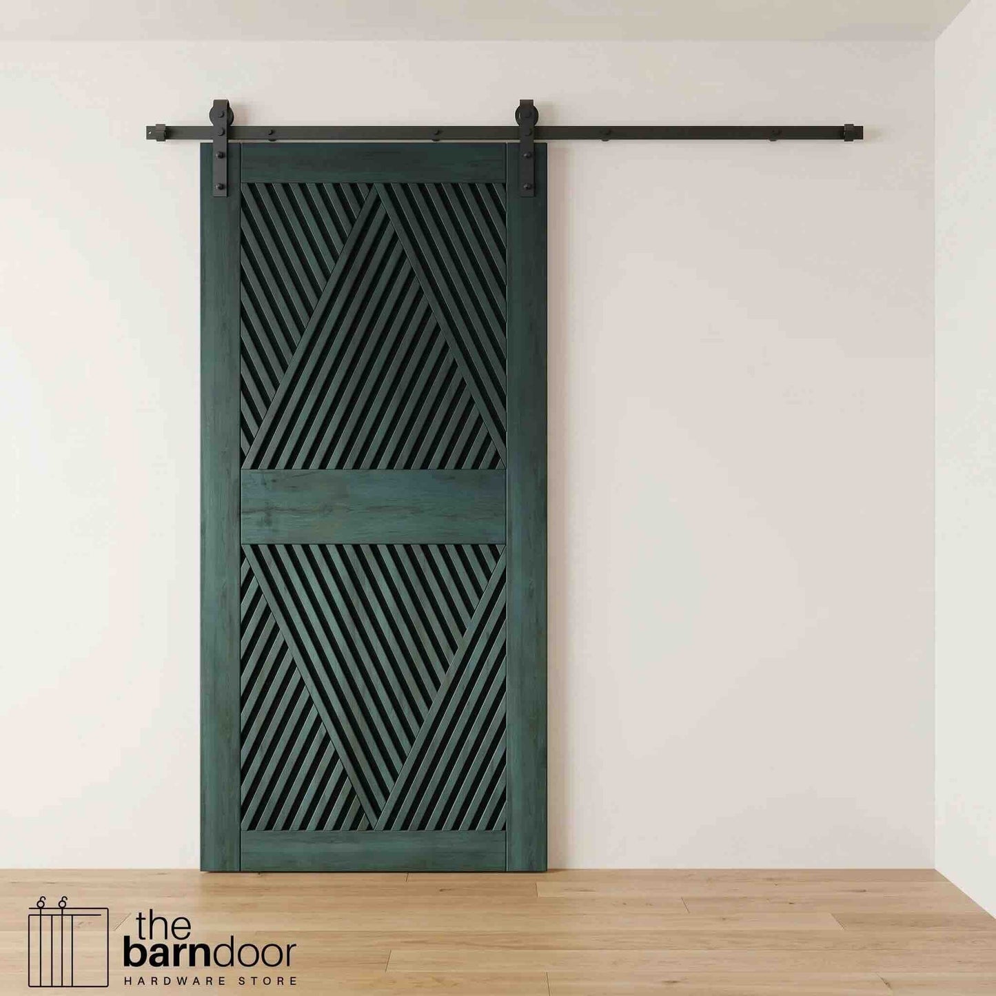 Diamond Pattern Pine Wood DIY Barn Door