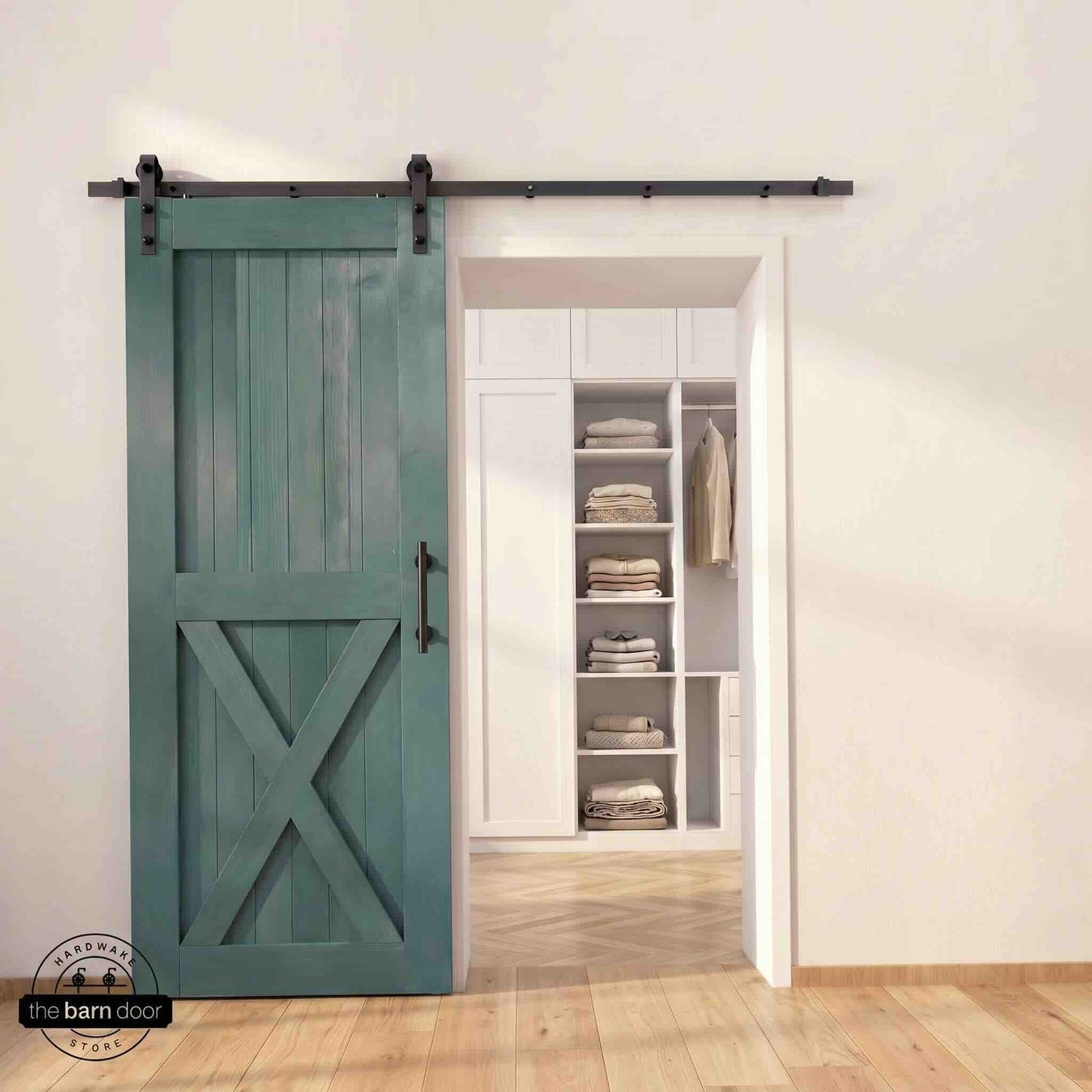 Natural Pine Wood Barn Door | 80", 84", 96" x 20"-60"