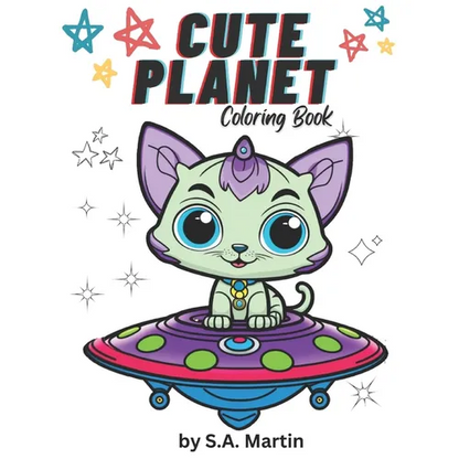 Cute Planet Coloring Book: Animals on the Move - Paperback