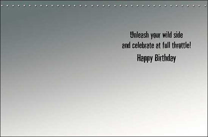 Birthday Card - Unleash Your Wild Side