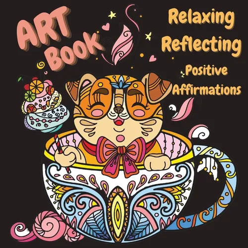 Zen Book - Art Supplies for Relaxing, Reflecting, Writing Positive Affirmations - Paperback