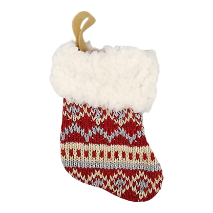 Charming 6 Inch Knit Stocking -