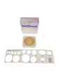 Safe N Simple 2-Piece Wafer Extended Wear Convex with Tape Collar Beige 45mm 1 3/4" Flange, Pre Cut Stoma Opening