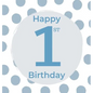 First birthday guest book (Hardcover): Birthday boy guest book, first birthday book, party and birthday celebrations decor, memory book, 1st birthday, - Hardcover