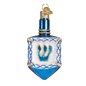 Dreidel Glass Ornament