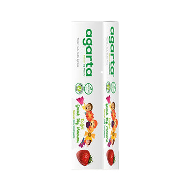 Agarta Natural Fluoride-Free Children's Toothpaste - Strawberry Flavor 2.54 fl oz