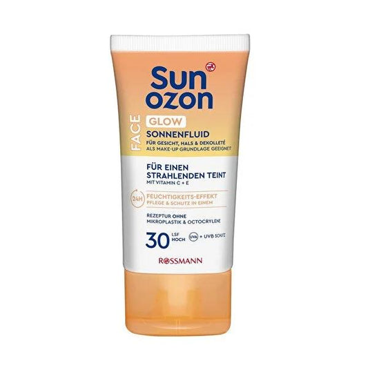 Sunozon Vitamin C+E Face Cream with SPF30 - Moisturizing, Dermatologically Approved, Vegan Skincare