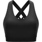 RUNNING GIRL Criss-Cross Back Padded Strappy Sports Bra