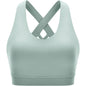RUNNING GIRL Criss-Cross Back Padded Strappy Sports Bra