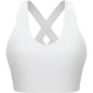 RUNNING GIRL Criss-Cross Back Padded Strappy Sports Bra