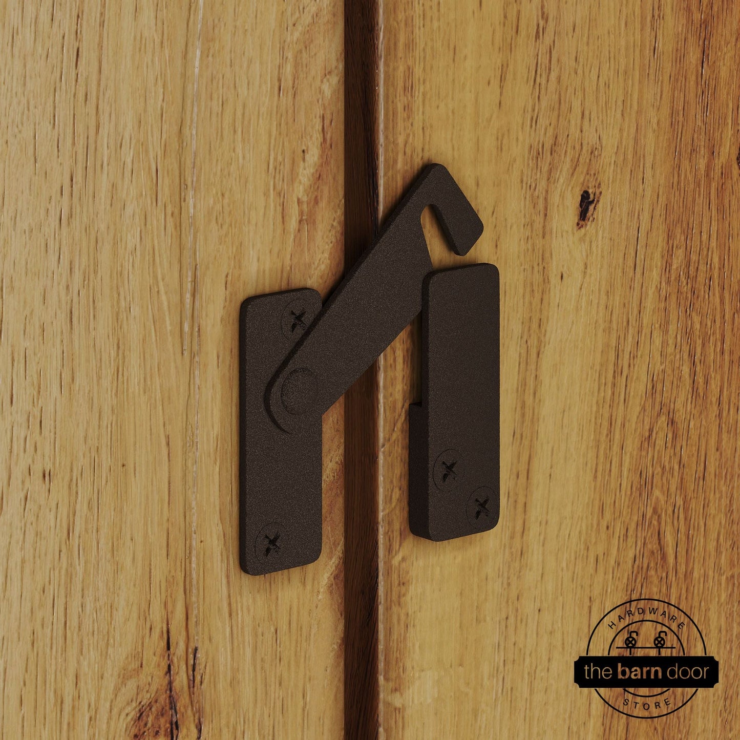 Barn Door Biparting Privacy Latch