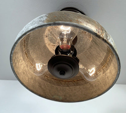Rustic Bucket Farmhouse Light Fixture