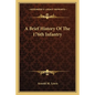 A Brief History Of The 176th Infantry - Paperback