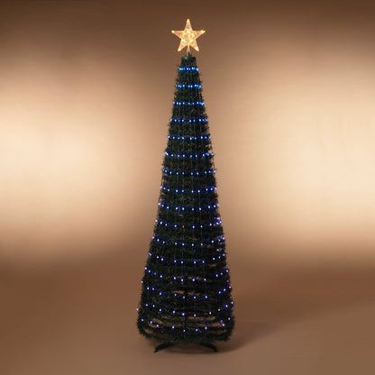 Steel Frame Pole Tree with Color Change LED Lighting - 6 Feet Tall