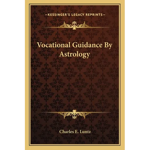 Vocational Guidance By Astrology - Paperback