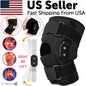 Knee Brace Compression Sleeve Hinged Joint Support Open Patella Stabilizer Wrap