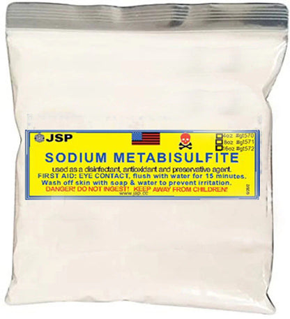 JSP & GTE Sodium Metabisulfite 5lb Bag Gold Precipitant Powder for Refining Recovery Aqua Regia