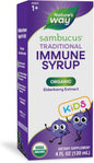 Nature's Way Sambucus Kids Organic Elderberry Syrup Berry Flavor 4 Fl Oz