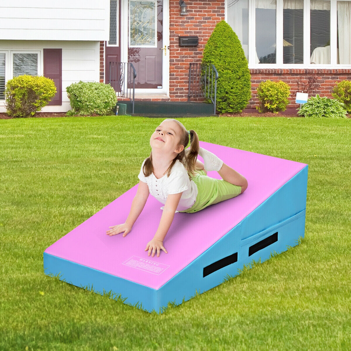 Incline Gymnastics Mat Wedge Ramp Gym Tumbling Exercise Mat