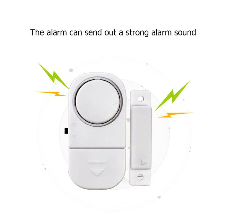6 PCS WIRELESS Home Window Door Burglar Security ALARM System Magnetic Sensor