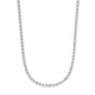 16 CTW Lab Grown Diamond Tennis Necklace – 14kt White Gold, 18’’