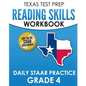 TEXAS TEST PREP Reading Skills Workbook Daily STAAR Practice Grade 4: Preparation for the STAAR Reading Tests - Paperback