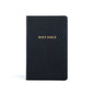 KJV Thinline Reference Bible, Black Leathertouch - Imitation Leather