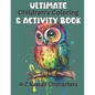 Ultimate Children's Coloring and Activity Book: A-Z Kawaii Characters And Letter Tracing - Paperback