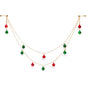 Handcrafted Gold Tone Anodized Christmas Bells Dangle Nipple Chain